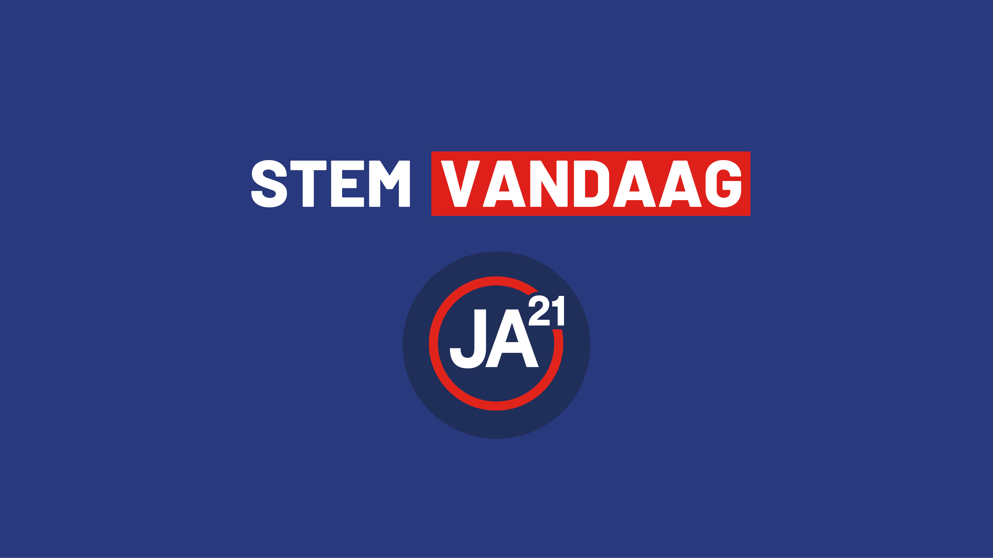 Stem vandaag JA21